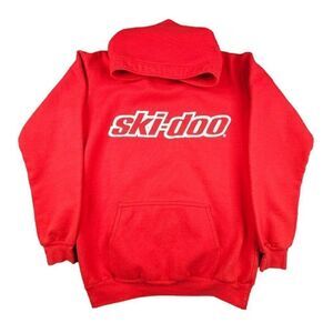 Vintage Ski Doo Sweatshirt Hoodie Mens Size Medium 90s Snowmobile Made In Canada